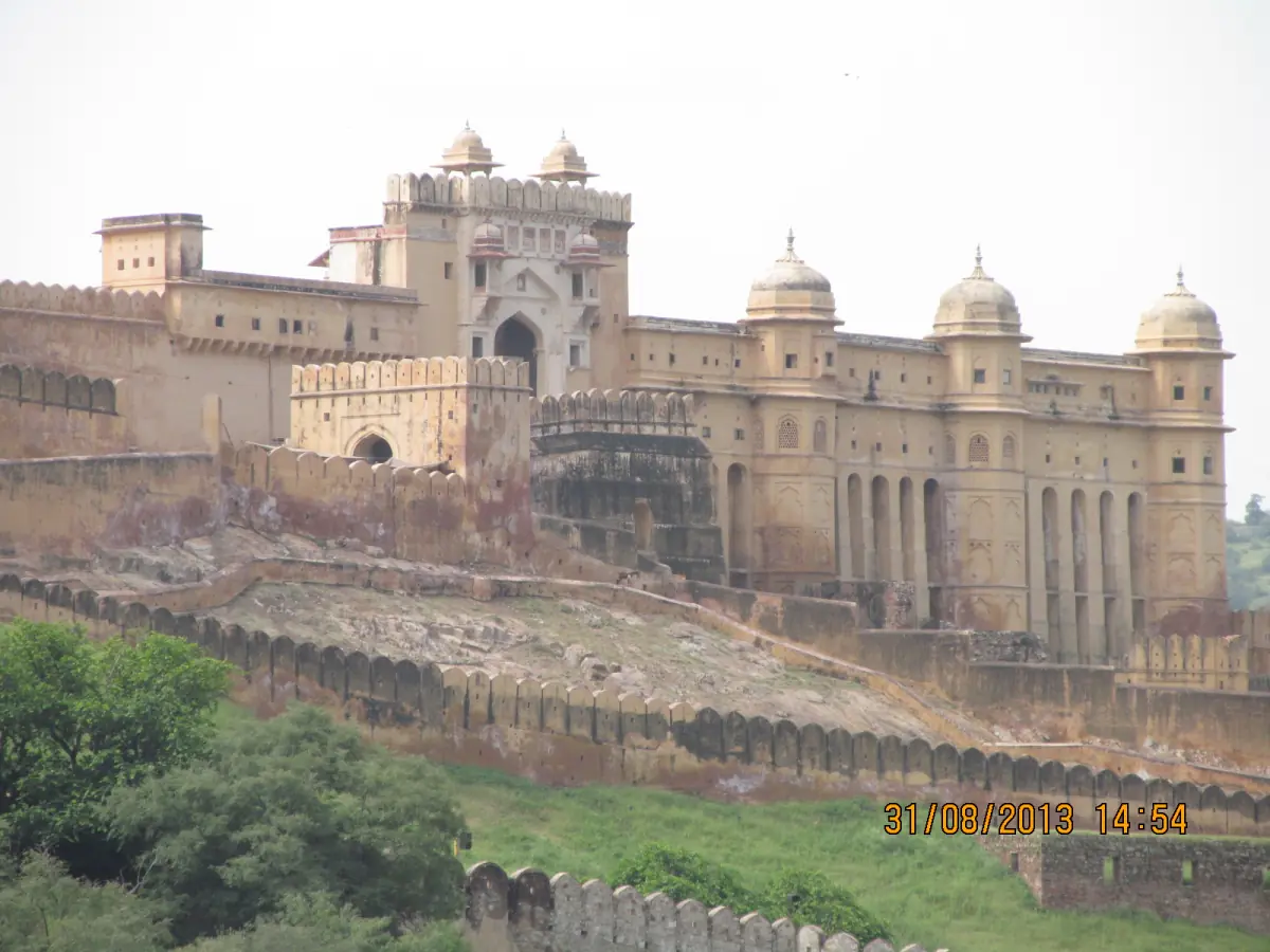 Amber Palace on its hill above Amer