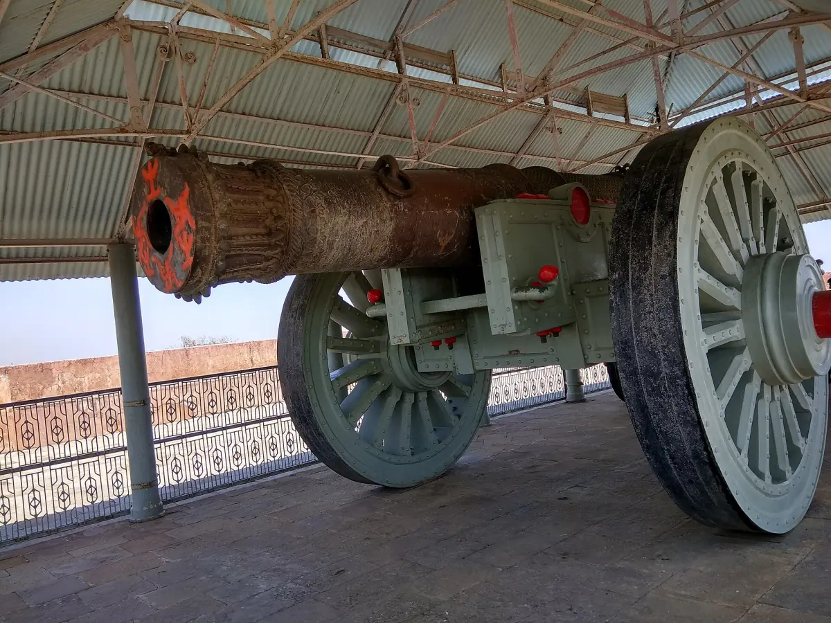 The Jaivana cannon at Jaigarh Fort
